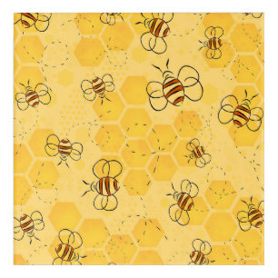 Bee Buzzing Honey Bees Cute  Acrylic Print