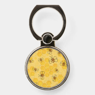 Bee Buzzing Honey Bees Cute Phone Ring Stand