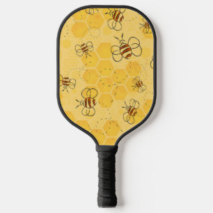 Bee Buzzing Honey Bees Cute  Pickleball Paddle