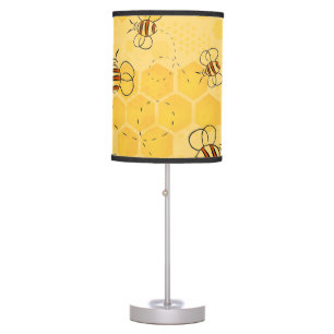 Bee Buzzing Honey Bees Cute  Table Lamp