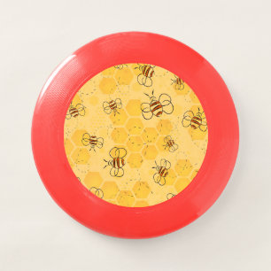 Bee Buzzing Honey Bees Cute Wham-O Frisbee