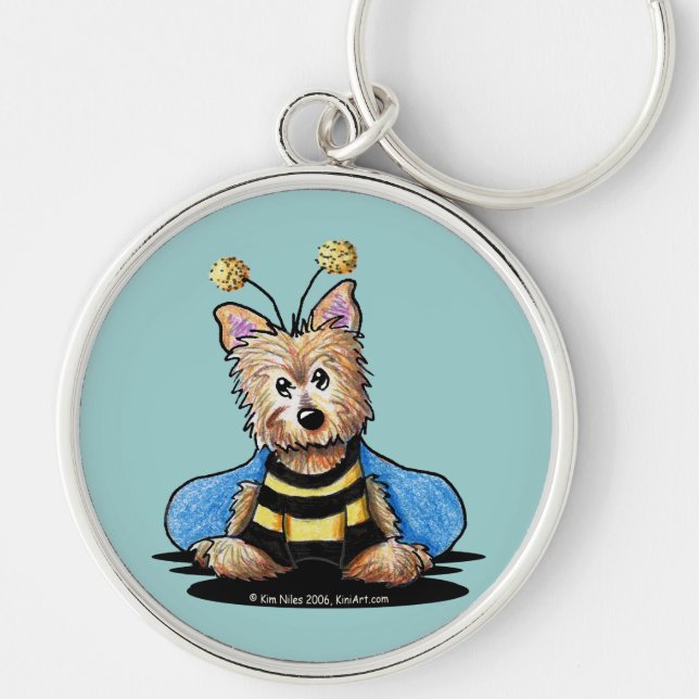 Bee Cairnful Key Chain (Front)