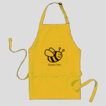 Bee cartoon adult apron