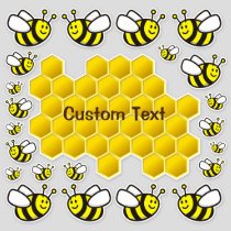 Bee Cartoon Collection Stickers