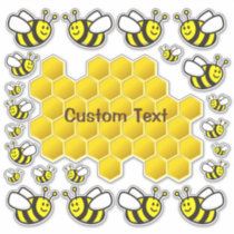 Bee Cartoon Collection Stickers