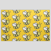 Bee cartoon fabric
