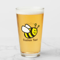 Bee Cartoon Glass