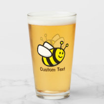 Bee Cartoon Glass