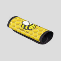 Bee Cartoon Luggage Handle Wrap