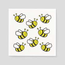 Bee Cartoon Napkins