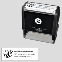 Bee Cartoon Self-inking Stamp