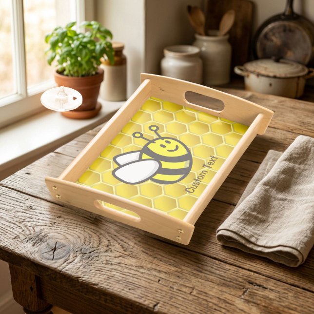 Bee Cartoon Serving Tray (Creator Uploaded)