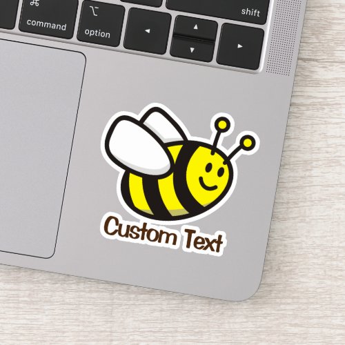 Bee Cartoon Sticker