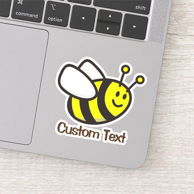 Bee Cartoon Sticker (Detail)