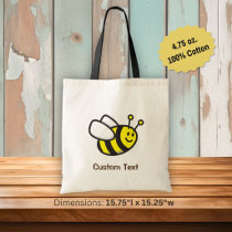 Bee Cartoon Tote Bag