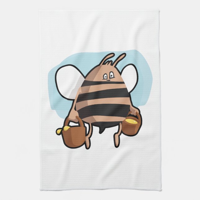 Bee cartoon towel (Vertical)