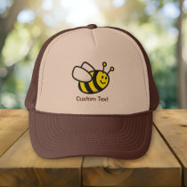 Bee Cartoon Trucker Hat