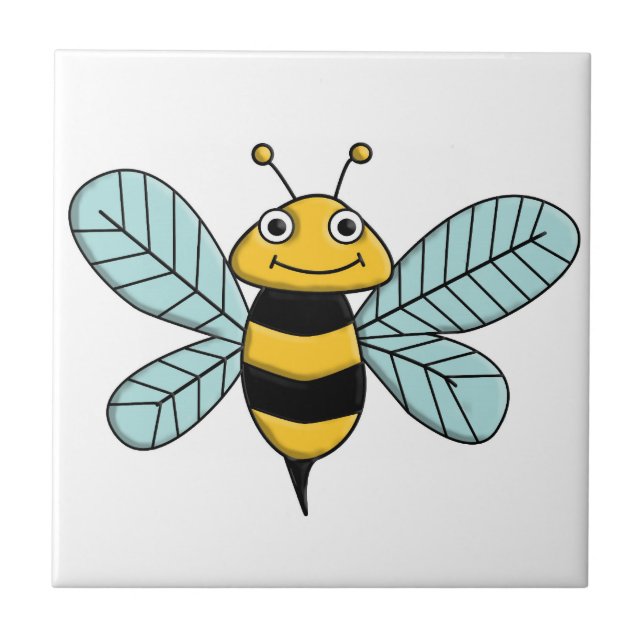 Bee Ceramic Tile (Front)