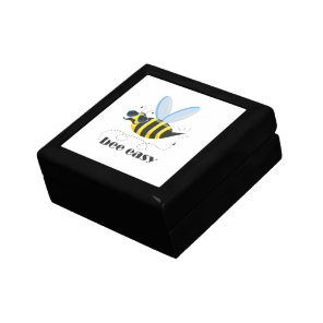 Bee character with mustache sunglasses Bee Easy Gift Box