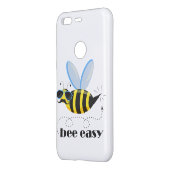Bee character with mustache sunglasses Bee Easy Uncommon Google Pixel Case (Back/Left)