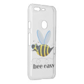 Bee character with mustache sunglasses Bee Easy Uncommon Google Pixel Case (Back/Right)