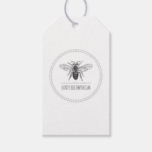 Bee Circle Logo Business Price Gift Tags
