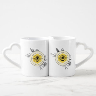 Bee Coffee Mug Set