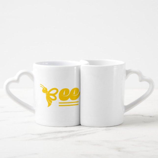 Bee Coffee Mug Set (Front Nesting)