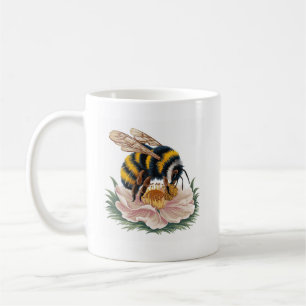 Bee Collecting Pollen Coffee Mug