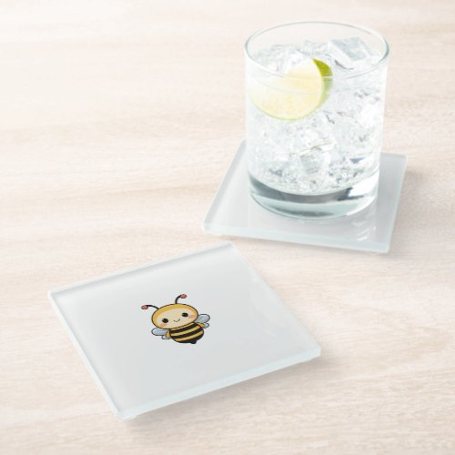 Bee Collection  Glass Coaster