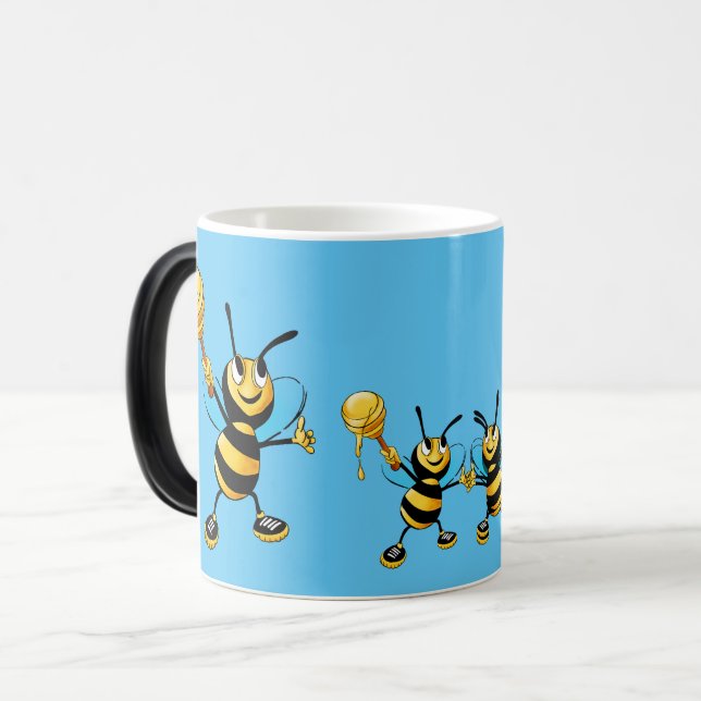 Bee Color Morph Mug (Front Left)