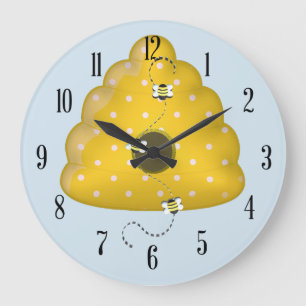 Bee Cool Behive Large Clock