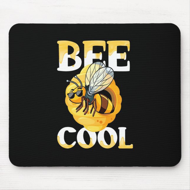Bee Cool Mouse Pad (Front)