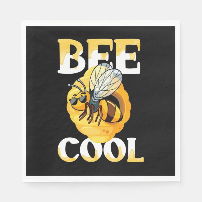 Bee Cool Napkins (Front)