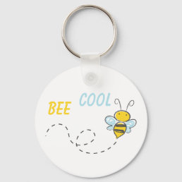 Bee Cool personalized Keychain