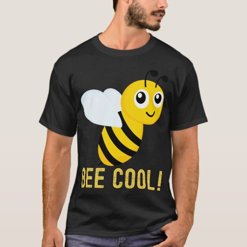 Bee Cool plant insect beekeeping Group Funny quote T_Shirt