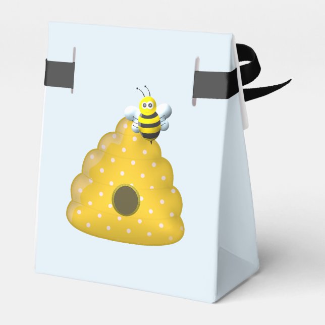 Bee Cool with Bee Hive Favor Boxes (Back Side)