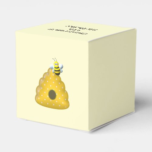 Bee Cool with Bee Hive Personalized Favor Boxes
