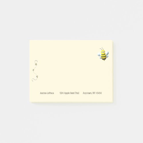Bee Cool With Custom Text Post_it Notes