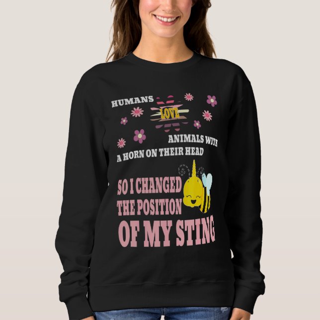 Bee Corn   Beekeeping Bee Idea Apiologist Beekeepe Sweatshirt (Front)