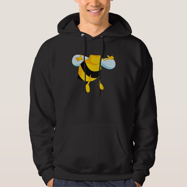 Bee Costume Matching Halloween Bee Hoodie (Front)