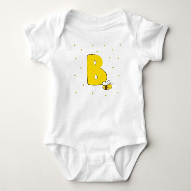 Bee Cute Cartoon Kids Baby Baby Bodysuit (Front)