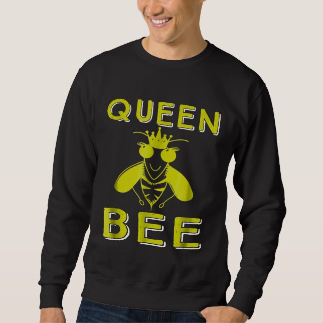 Bee  Cute Queen Bee Tee For Beekeepers (Front)