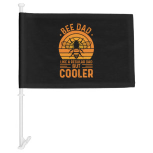 Bee Dad Car Flag