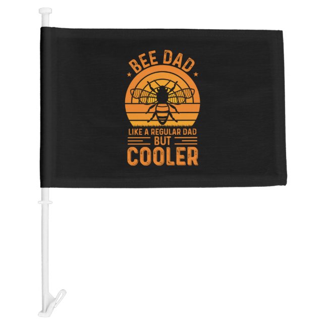 Bee Dad Car Flag (Front)