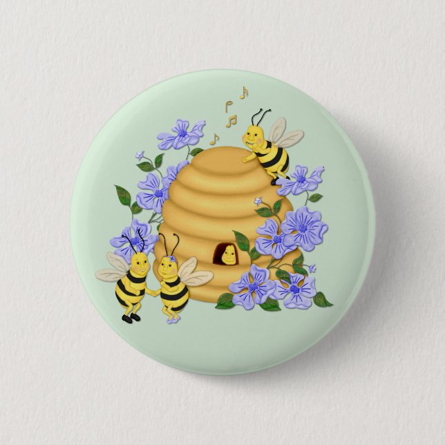 Bee Dance Button (Front)