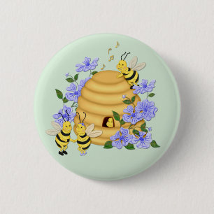 Bee Dance Button