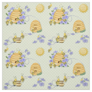 Bee Dance Floral Fabric 2