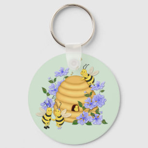 Bee Dance Keychain