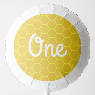 Bee Day 1st Birthday Mylar Balloon